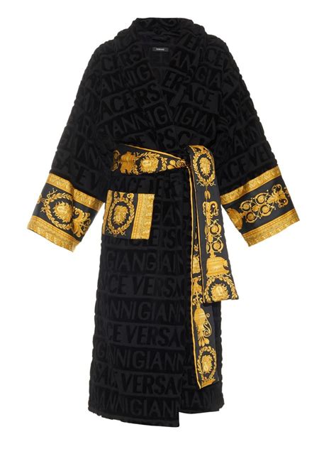 versace mens bathrobe|versace dressing gowns for men.